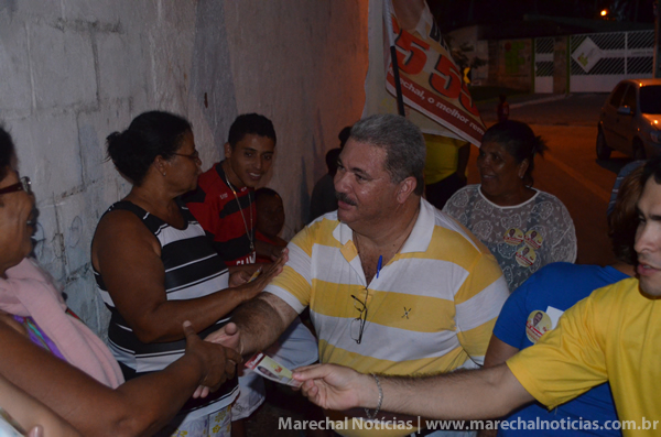 Dr. Everaldo durante a campanha eleitoral que o elegeu vereador por Marechal Deodoro - AL.