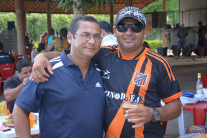 Empresários Zezinho do Society e Aloísio do Mercadinho.