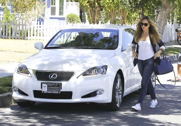 Photo © 2015 Fame Flynet USA/The Grosby Group Los Angeles, August 12, 2015 Christine Ouzounian, the nanny at the center of the Ben Affleck - Jennifer Garner divorce scandal, runs errands in her new Lexus convertible in Santa Monica, California. Despite being fired from her job by Jennifer Garner, Christine doesn't seem to have any problems with money as she got a new car and has been staying at the Hotel Bel-Air, where rooms are $1000 a night. Christine had the police arrive at her property after photographers became overly aggressive with their questions.
