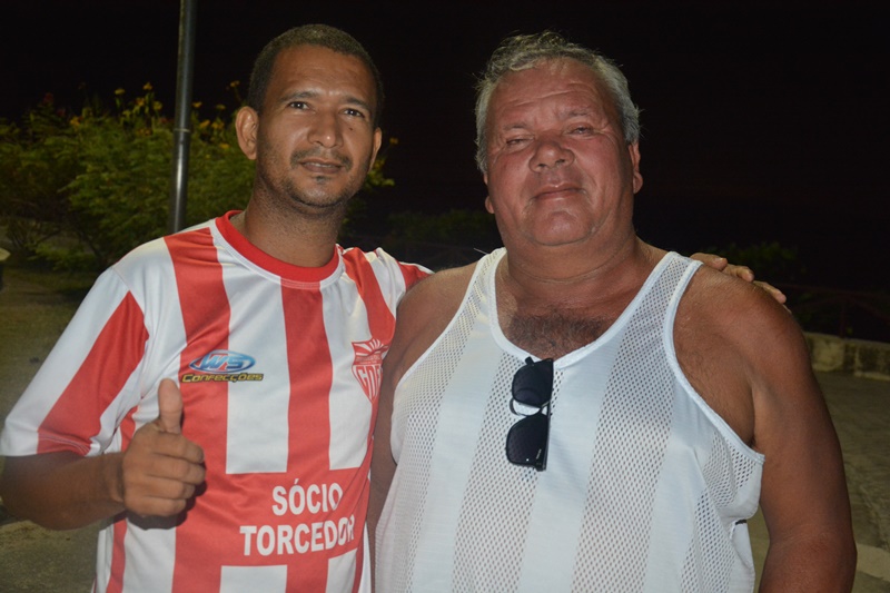 Neustênio e Zé Brasil do SAAE, dupla que disputará a eleição no Grêmio Deodoro. (Foto: Gabriel Santos)