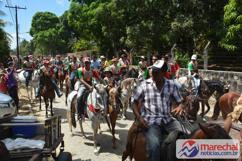 Cavaleiros e amazonas seguiram pelo percurso que foi da Tuquanduba as Pedras. (Foto: Gabriel Santos)